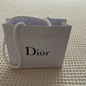 Dior Beauty Mini Shopping Bag White NEW